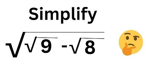 Nice Square root Simplification #squareroot #maths #exponential #viralvideo