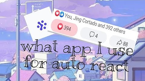 What app I use to auto like or auto react on Facebook!!🤫🤫