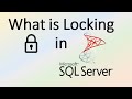 Locking in sql server  with demo  why do we need locking   sql interview qa