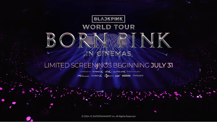 BLACKPINK WORLD TOUR [BORN PINK] IN CINEMAS SNEAK PEEK