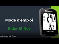 Mode demploi bryton rider 15 neo fr