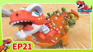 ⭐️New⭐️Dino Trainers Season 4 | EP21 Mutant Therizinosaurus | Dinosaur Cartoon | Boy Action | Kids