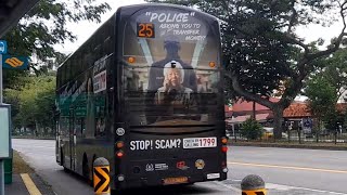 Full (SPF & NCPC Stop Scam Full Body Advertisement) SBS3277A(SEDEP) On Service 25 At Hougang Avenue 3 Guide