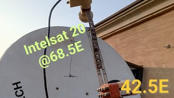 Hoe 68.5E aan te sluiten op Nigcomsat 42.5 Primary