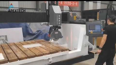 5 Axis CNC Bridge Cutting Machine For Stone, Granite, Marble