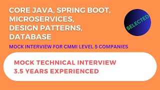 Java Interview Questions | Mock Interview For Selected Candidate 3.5 Years Experience