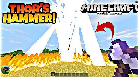 ✔MCPE HOW TO MAKE THOR