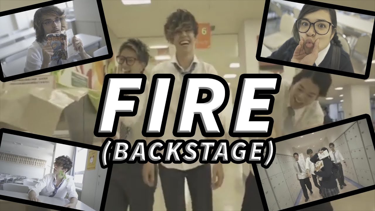 FIRE backstage with Akidearest, TheAnimeman and Sebastiano Serafini
