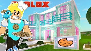 Cookie Cafe! Custom Roblox Bloxburg Speed Build!