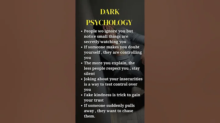 5 Dark Psychology Tricks You Never Noticed Before! #psychology #shorts