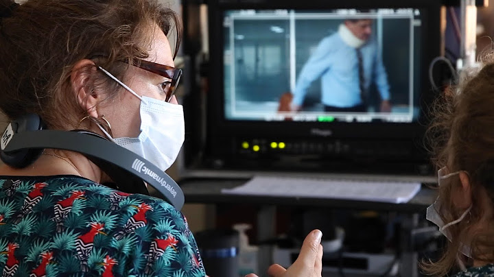 Sur le tournage du film "L'Employée du mois"