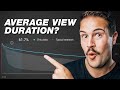 What is average view duration on youtube avd explained