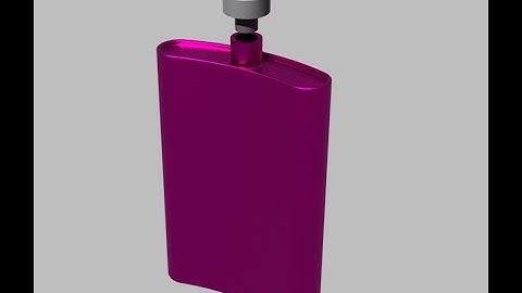 How to create a drinking flask in design spark mechanical