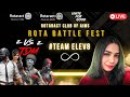 ROTA BATTLE FEST TDM TOURNAMENT | 2v2 TDM BATTLE | ANJALILIVEYT  #anjalisliveyt #bhmi #girlgamer