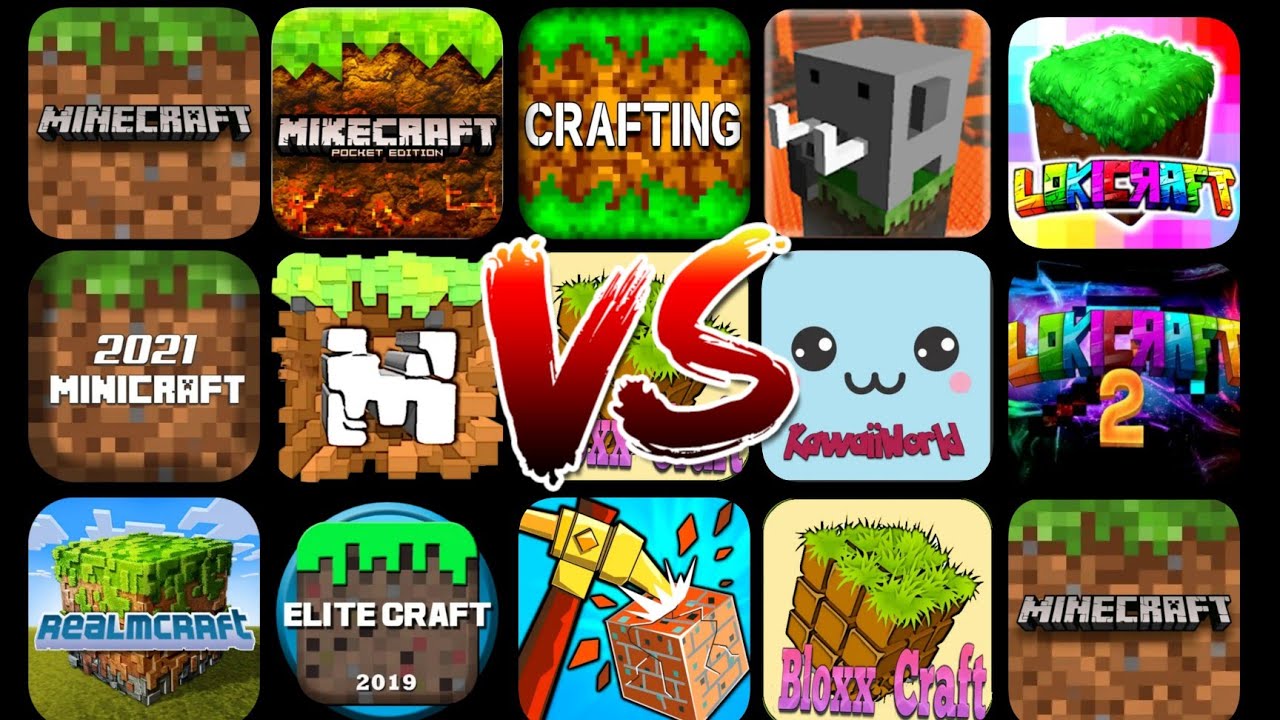 Minecraft PE VS All It's Copies (Android)