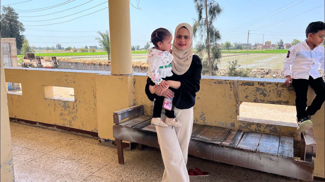 وأخيرًا جوزي فسحنا بره البيت في كفر صقر شوفو متابعنا استقبلونا ازاي في بلدهم ⁉️