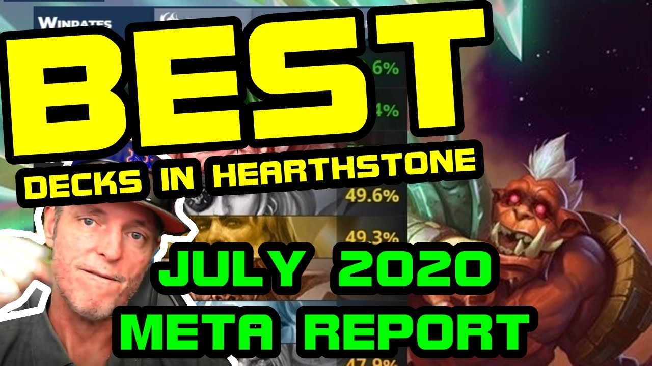 Hearthstone July Meta Report July 13 Hearthstone Tips By Vengadragon Youtube