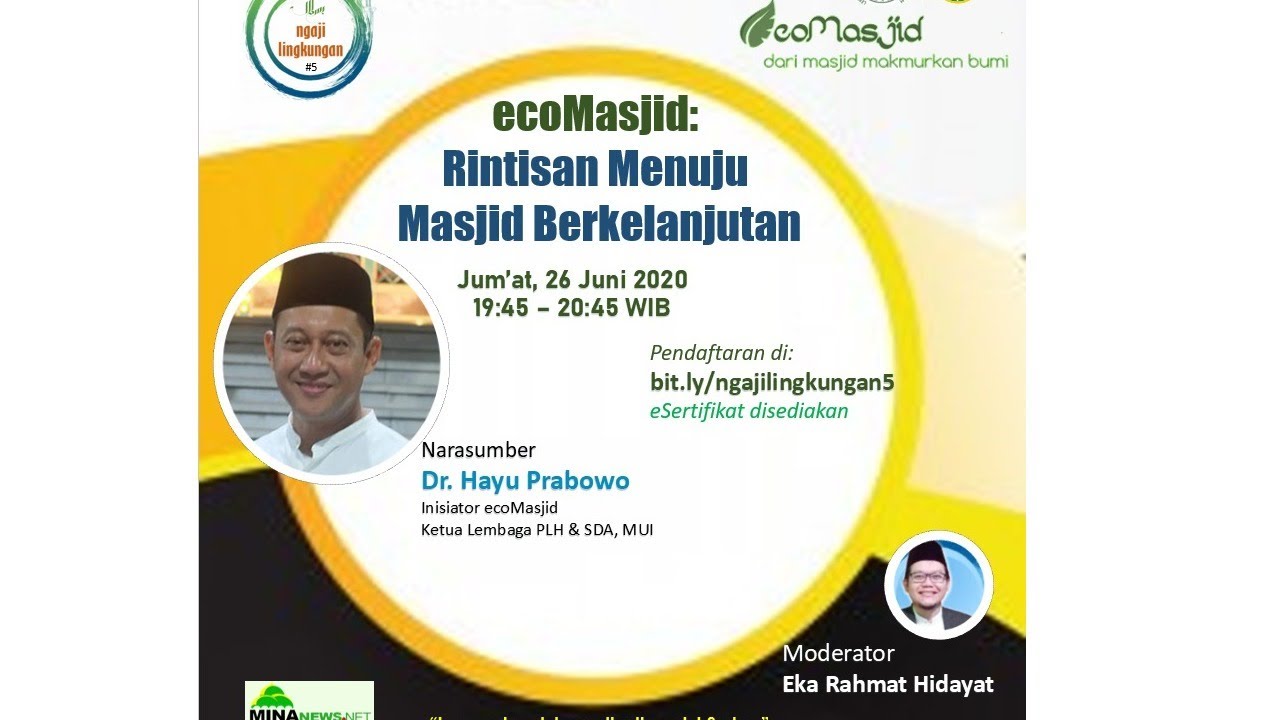 EcoMasjid: Rintisan Menuju Masjid Berkelanjutan