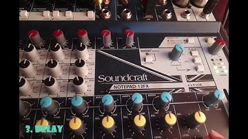 FX/EFFECT TEST SOUNDCRAFT NOTEPAD 12FX