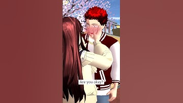 BAD BOY FALLS IN LOVE ❤️ #sakuraschoolsimulator #tiktok #shorts