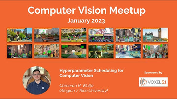 Computer Vision Meetup: Hyperparameter Scheduling
