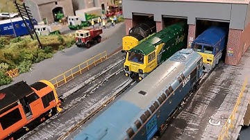Loft layout, OO Gauge Small Running Session 