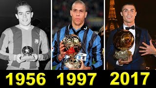 All Time Ballon Dor Winners 1956 - 2017