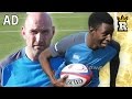 TBJZL&#39;s GAUNTLET RUN &amp; RUGBY TACKLING with Lawrence Dallaglio | Rule’m Sports