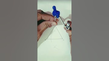 Draw an outer circle/circumcircle of a triangle https://youtube.com/shorts/6xsGWyQaVXA?feature=share
