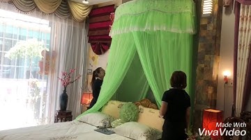 VIDEO MÙNG BÁN NGUYỆT THU GỌN (màn ngủ) -thegioimungman.com- RÈM MÀN MINH NGUYỆT BMT- 0914 032 573