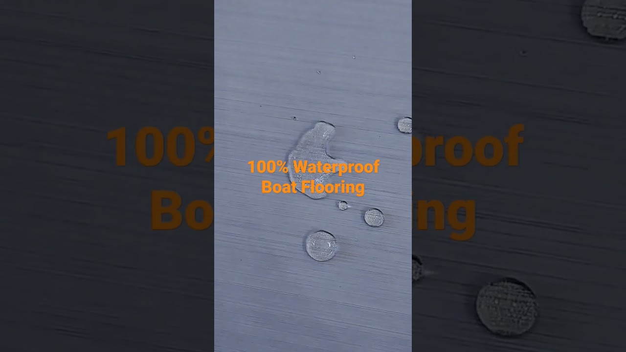 100% waterproof boat flooring from QT MAT. 