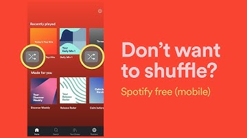 Play without shuffle on Spotify free