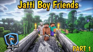 Day 1 Minecraft with Friends ⛏️ || JILL ZONE