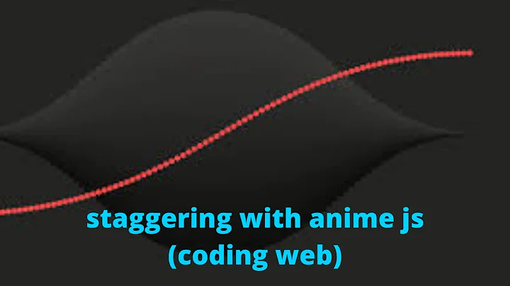staggering with anime js || Coding Web full tutorial