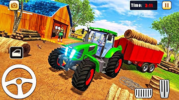 Real Tractor Pulling Simulator New Off-Road 3D Android GamePlay Video (2024)