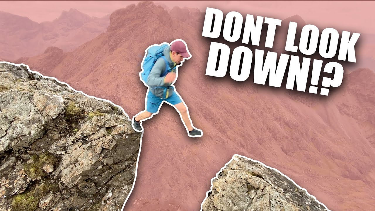 Don’t look down climbing this ridge! | Cuillin Ridge Challenge