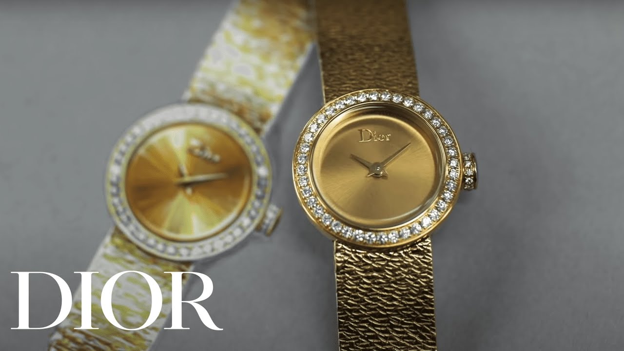 Savoir-faire of the ‘La D de Dior Satine’ watch