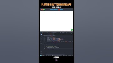 Floating Button Whatsapp #programación #htmlcssjs  #javascript  #DesarrolloWeb #code