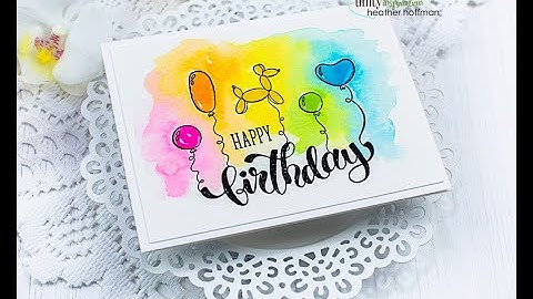 Unity Quick Tip: Watercolor Rainbow Birthday Card