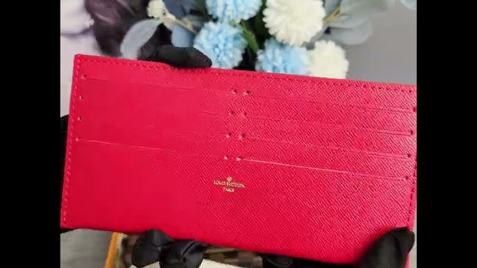 Buy Louis Vuitton Credit Card Cerise Red Insert From Felicie