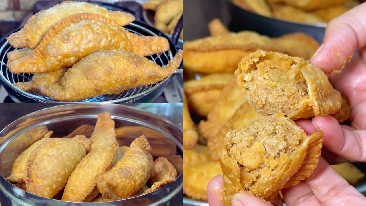 ఈసారి కజ్జికాయలకి పిండి ఇలాకలిపిచూడండి చాలా క్రిస్పీగా వస్తాయి😋👌 kajjikayalu Recipe in Telugu|Snacks