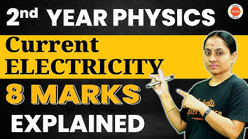 8 Marks Questions from Current Electricity | IPE Exam | Inter 2nd year Physics | Ramadevi Ma