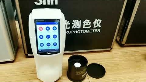 [Demonstration Video] colorimeter - paint, coating,textile,plastic,rubber,cosmetic...