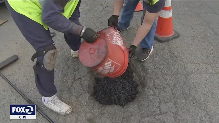 Nearly 15,000 potholes fixed around the Bay Area this year