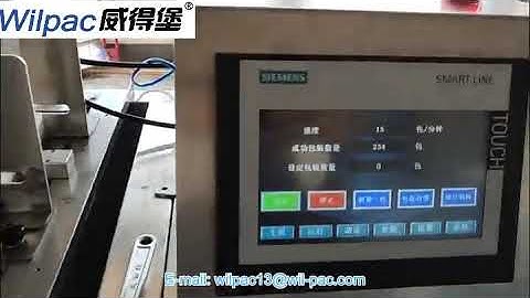 Single working station bagging machine granule item operation video from Wilpac