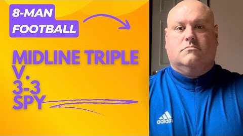 8-Man Football: Midline Triple Option v. 3-3 Spy