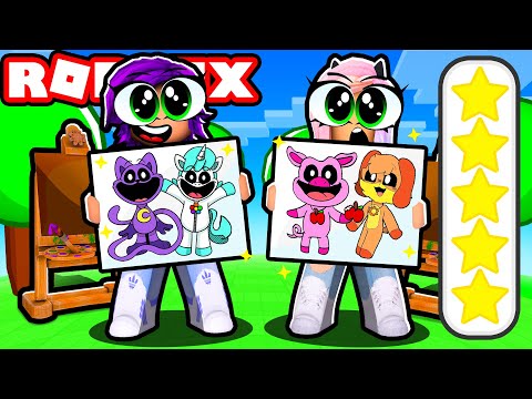 Smiling Critters Drawing Battle! | Roblox: Speed Draw