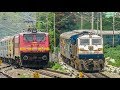 Electric Vs Diesel | Prasanti Express | Karnataka Express Back to Back Action