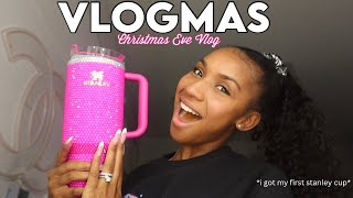 VLOGMAS DAY 24: CHRISTMAS EVE VLOG *I GOT A BEDAZZLED STANLEY CUP* by donnalove 646 views 5 months ago 14 minutes, 30 seconds