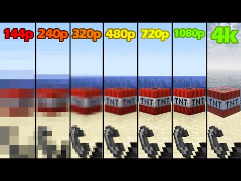 minecraft quality 144p 240p 360p 480p 720p 1080p 4k